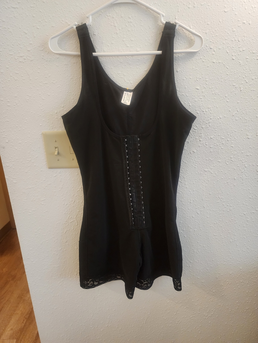 NWOT XXL Black Hook-and-Eye Shapewear/Butt Lift Firm Control